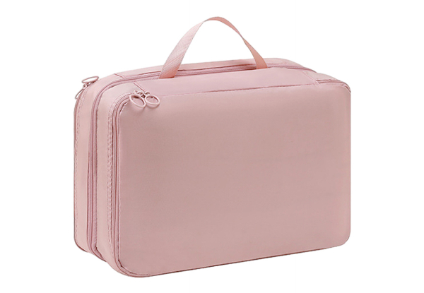 Double-Layer Travel Expandable Packing Cubes Organiser - Available in Four Colours & Option for Two