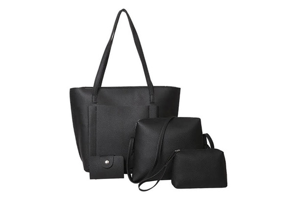 Four-Piece Handbag Set - Five Colours Available with Free Delivery