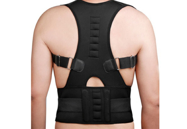 Magnetic Back Support & Posture Corrector - Two Sizes Available & Option for Two