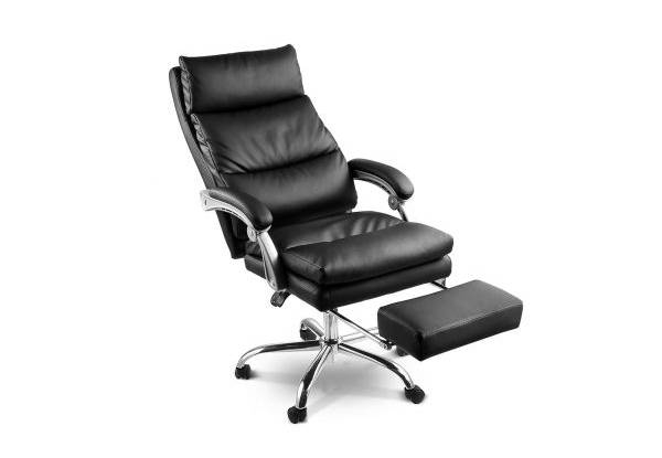 Reclining PU Leather Office Chair