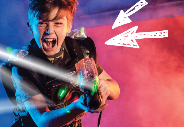 Three Games of Laser Tag for One Person - Options for Six & Ten People Available