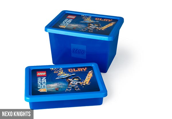 Two-Pack of Lego Storage Boxes - Three Styles Available