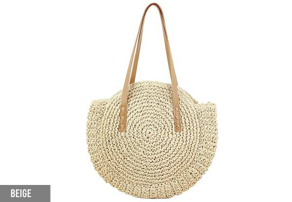 Women's Straw Bag - Two Colours Available