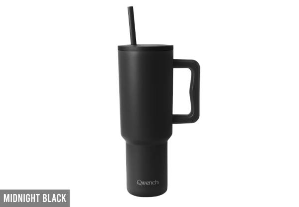 Qwench 1.1L Insulated Tumbler with Straw - Six Colours Available