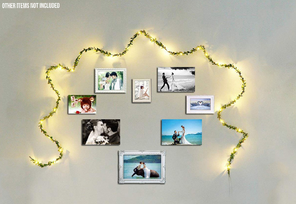 30-LED Battery-Operated Leaf String Light - Options for up to Three Sets with Free Delivery