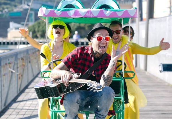 One-Hour Three-Seater Croc Bike Hire in Wellington CBD - Option for Six-Seater Croc Bike