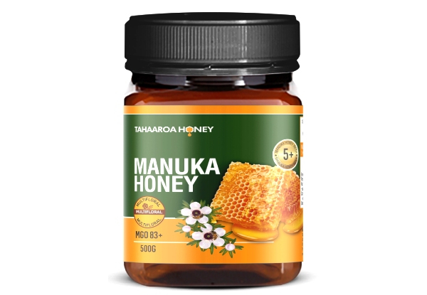 Tahaaroa Manuka Honey MGO 83+ Manuka Honey Index 5+ - Option for up to 12 Jars