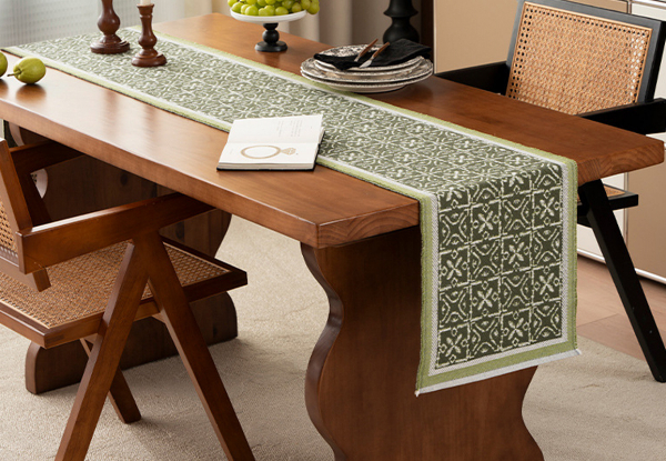 Boho Linen Braided Table Runner - Available in Two Colours & Four Sizes