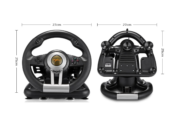 Gaming Steering Wheel Compatible with PS4