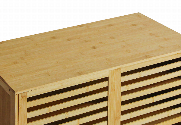 Levede Four-Tier Bamboo Shoe Cabinet