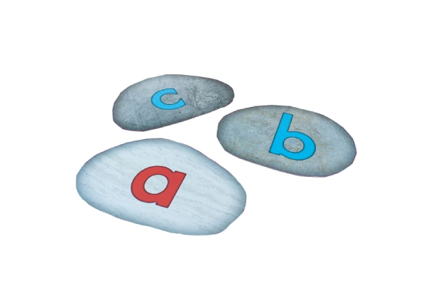 Alphabet Stones Floor Sticker Set