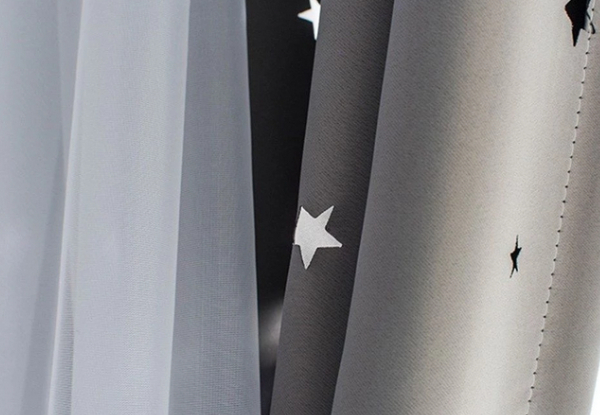 Star Curtains - Two Colours Available with Free Delivery