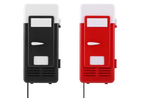 Single Can Mini Refrigerator - Two Colours Available