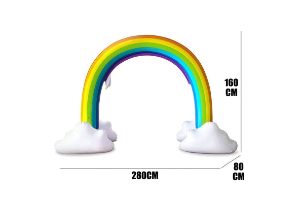 Inflatable Rainbow Arch Water Sprinkler