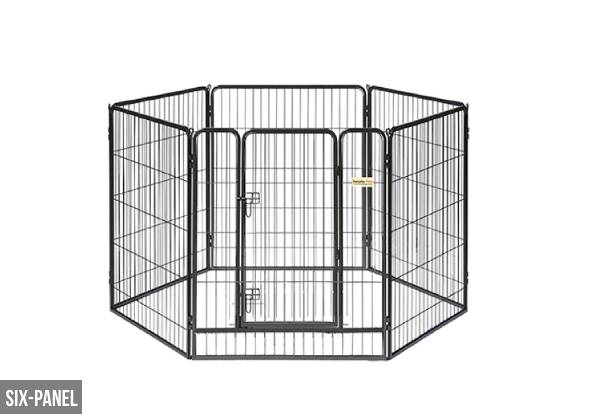 Six-Panel Pet Enclosure  - Option for Eight-Panel Style