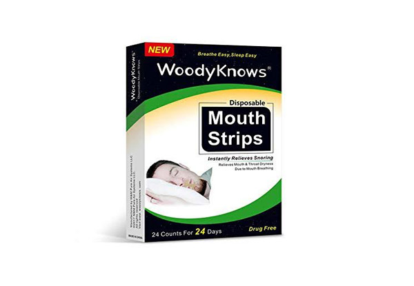 24-Pack of Anti-Snore Disposable Mouth Strips