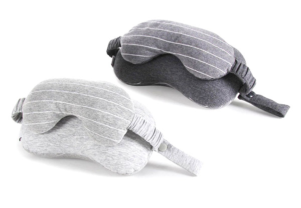Eye Mask & Travel Neck Pillow - Two Colours & Two-Pack Available with Free Delivery
