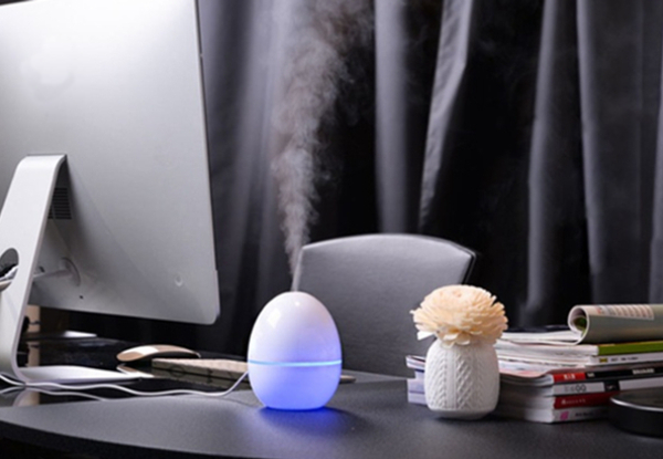 LED USB Humidifier with Night Light - Two Colours Available