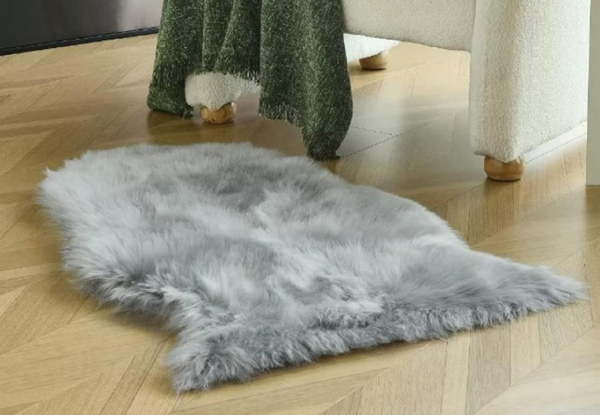 Faux Fur Chair Seat Cover Rug