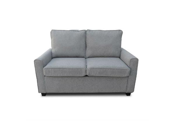 Two Seater Grey Sofa Bed • GrabOne NZ