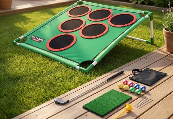 Golf Game Play Set incl. Hitting Mat & 20 Balls