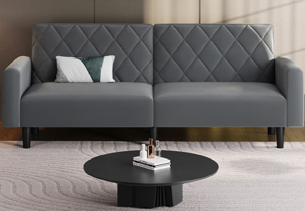 Velvet Convertible Sofa Bed