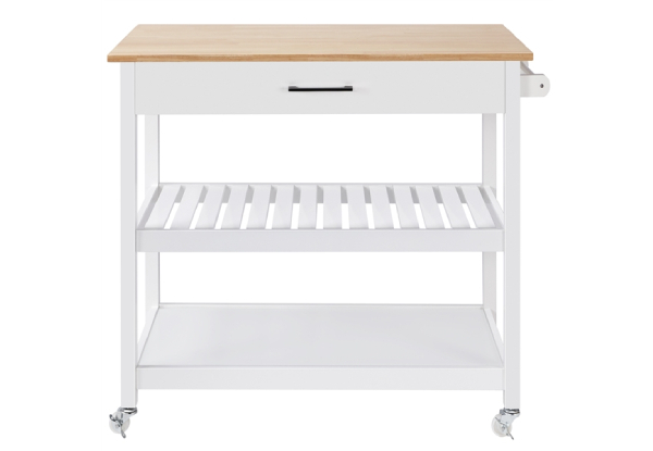 Mobile Kitchen Trolley Cart - Two Colours Available