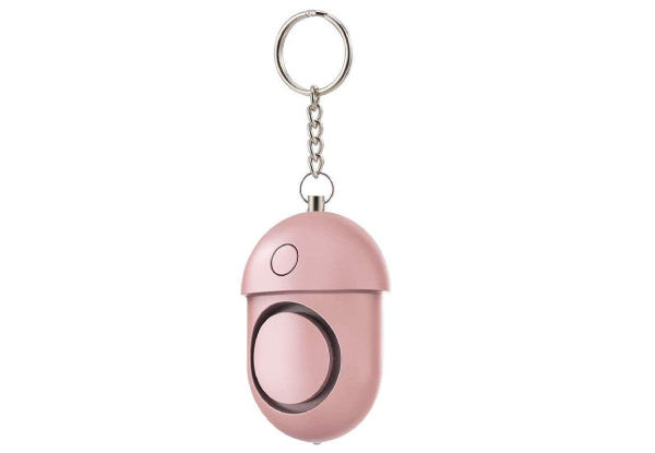 Emergency Personal Alarm Keychain with LED Torch - Available in Six Colours