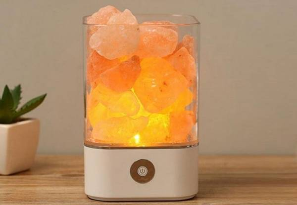 Ultrasonic Aromatherapy Himalayan Salt Lamp Diffuser - Two Colours Available