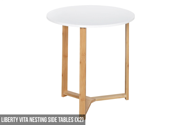 Liberty Vita Nesting Side Tables - Option for Tall Side Table