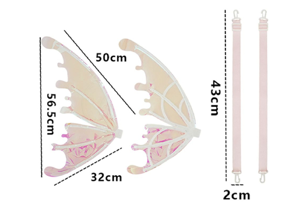 LED Electric Butterfly Wings with Music - Option for Two-Pack