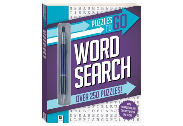 Set of Two Puzzles to Go incl. Word Search & Crossword