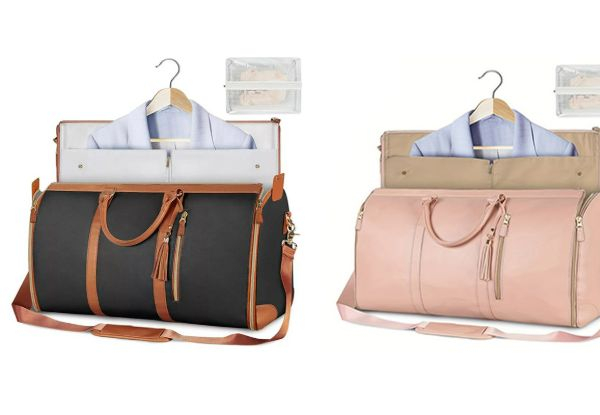 Large Capacity Foldable Garment Duffle Bag - Available in Three Colours & Option for Two-Pack