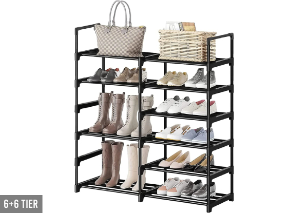 Large Capacity Shoe Rack Storage - Available in Three Sizes