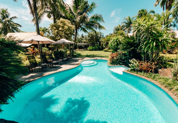 5-Night Rarotonga Stay in Tropical Polynesian Studio for Two People, incl. Daily Tropical Breakfast, Complimentary Use of Bicycles & Snorkelling Gear & Use of All Resort Facilities - Options for Luxury Safari Tent - Option up to for 7-Nights