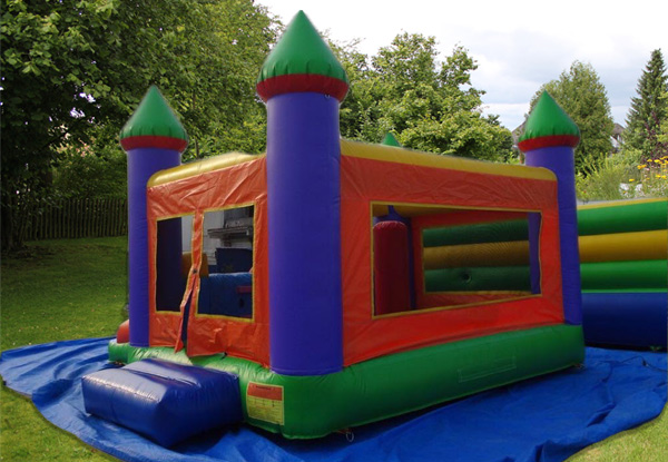 Three-Hour Bouncy Castle Hire incl. Delivery, Set Up & Removal, Small Table & Chairs - Options for Four, Five & Six Hours Available