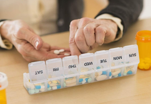 Two-Pack Weekly Pill Organiser - Available in Two Colours
