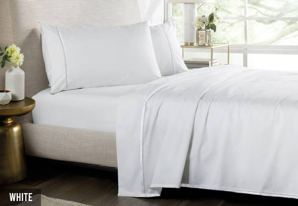 1000TC Egyptian Cotton Sateen Sheet Set - Available in Seven Colours & Three Sizes