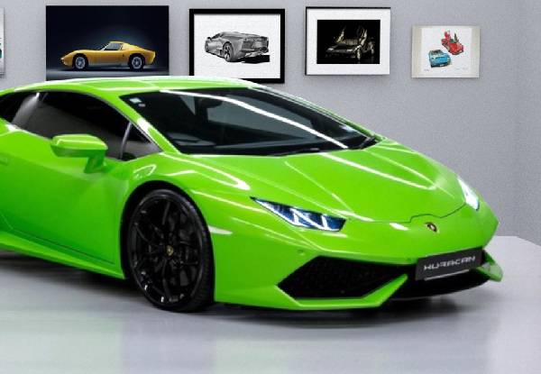 75-Minute Birthday Supercar Experience for Four People incl. 15-Minute Supercar Ride for the Birthday Person & 12km Sprints for Party Guests - In a Lamborghini Huracan