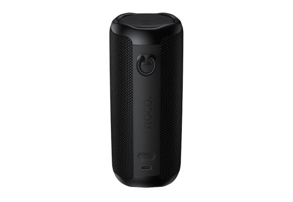 Hoco Bass+ RGB LED Bluetooth Speaker with FM - Black
