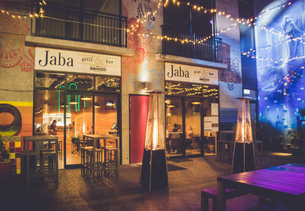 $50 Dinner Voucher for Two at Jaba Grill & Bar - Option for a $100 Dinner Voucher for Four Available