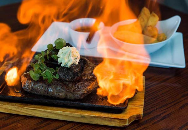 $60 Dinner Dining & Drinks Experience at Flames on 40