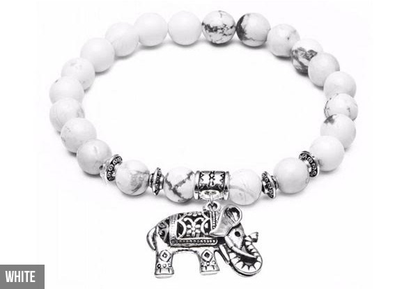 Elephant Charm Bracelets - Three Colours Available with Free Delivery