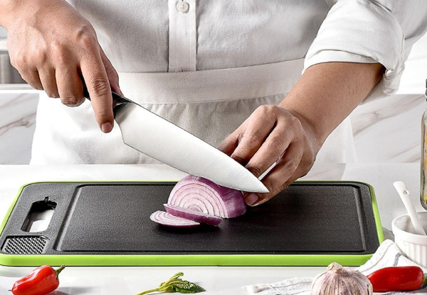 Four-in-One Defrosting Cutting Board - Available in Two Sizes