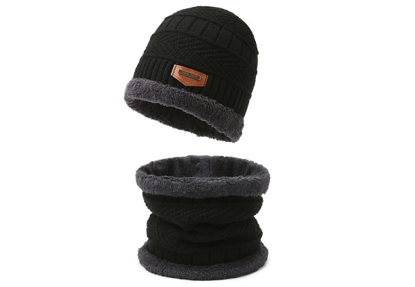 Unisex Beanie Cap & Neck Warm Set - Available in Three Colours