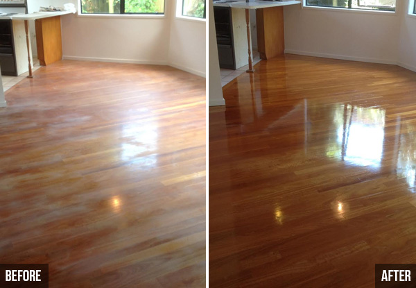 Floor Refinish Service for One Room - Option for Two Rooms