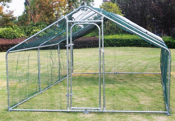 $499 for a Steel Framed 6m x 3m Chicken Coop