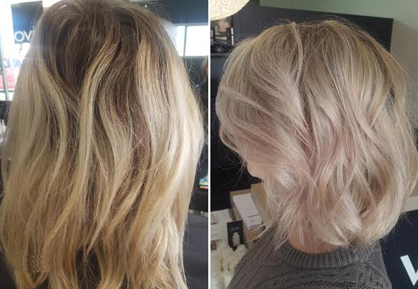 Infinite Blonde Makeover Package incl. Choice of Three Lightening Services, Toner, OLAPLEX Treatment, Style Cut, Head Massage & Blow Wave - 30 Locations Available