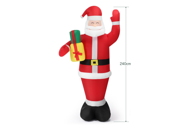 Solight LED Inflatable Christmas Santa Claus