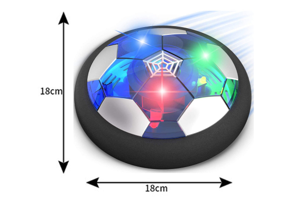 Floating Colourful LED Lights Soccer Ball Toy